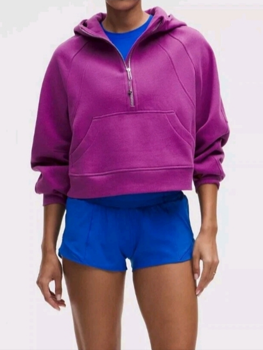 Lululemon Scuba Pink Zip-Up Crop Hoodie - Picture 10 of 13
